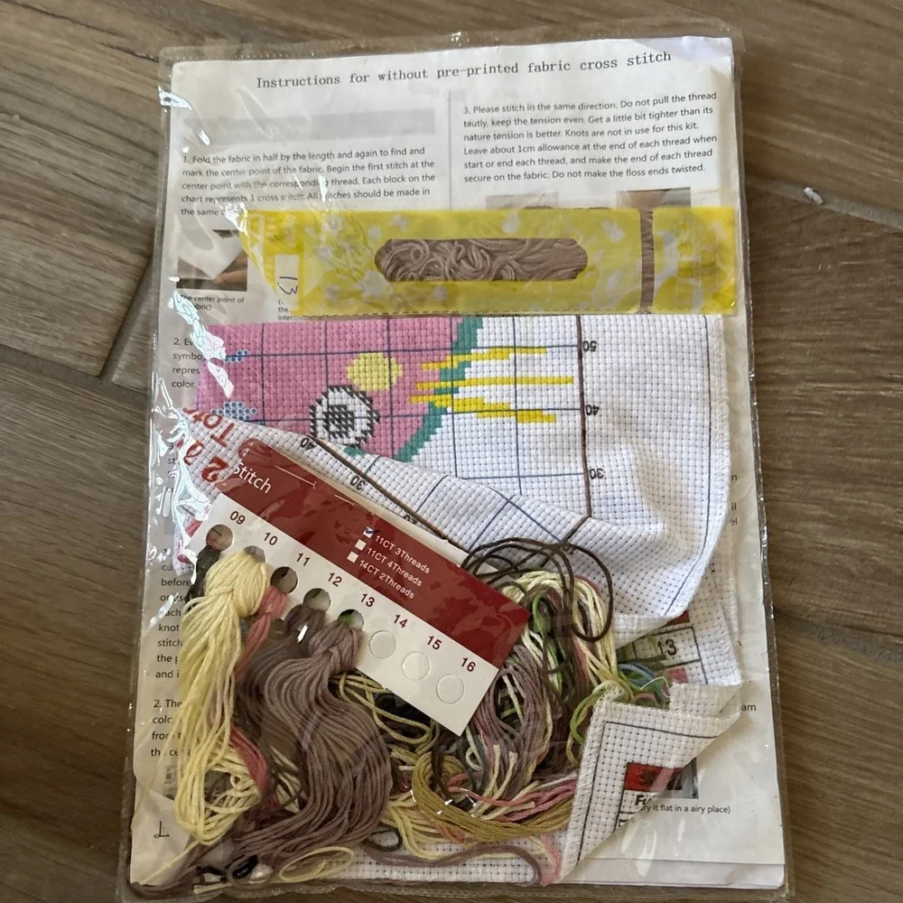 Joy Sunday Counted Cross Stitch Kit Totoro- New